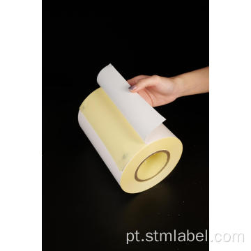 80g de papel de alto brilho acrílico 60g amarelo glassine